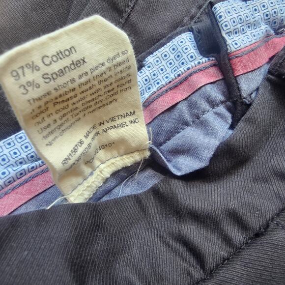 Perk Slim Fit Stretch Chino Pants Black 33x32 Cotton Spandex Blend Casual Work - Picture 5 of 5